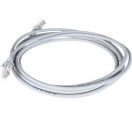 Коммутационный шнур патч-корд IEK ITK кат.5Е UTP, 3м, серый PC01-C5EU-3M 