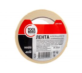 Клеящая лента TOOLBERG 2001050 на креп.бумаге 50 мм х 40 м Лк-00002691 