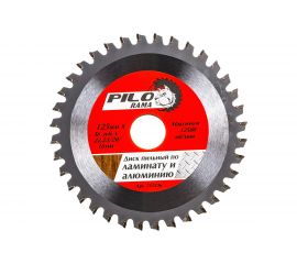 Диск пильный по ламинату и алюминию (125х22.2/20/16 мм; 36 зуб) для УШМ Pilorama 511236 