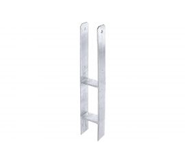 Основание столба GAH ALBERTS H-образной г-оц. 91х60х600х300х5 213824 