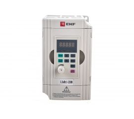Преобразователь частоты EKF 1,5/2,2кВт 1х230В VECTOR-100 PROxima SQVT100-1R5-1B 