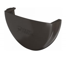 ПВХ заглушка желоба Технониколь (темно-коричневый; 1 шт) TN683363 
