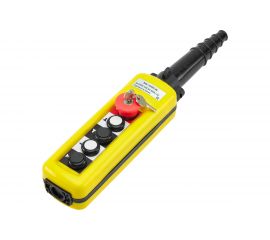 Кабельный пульт 4 кнопки, 1-ступенчатая, авар.стоп, ключ, XAC-A A4813K 