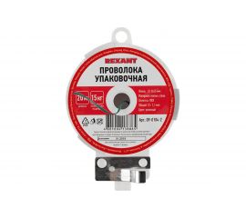 Упаковочная проволока REXANT зеленая, 20 м/катушка 09-0104-2 