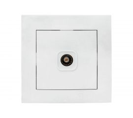 1-местная телевизионная розетка EKF Валенсия, 75Ом 5-862МГц белая PROxima EWA00-027-10 