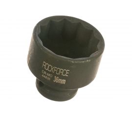 Головка торцевая 12-гранная ударная удлиненная 36 мм, 1/2"", L=78 мм ROCKFORCE RF-4488536 