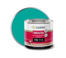 Эмаль Лакра ПФ-115 бирюза, 2 кг 90001010509 