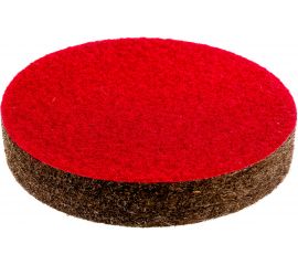 Насадка-круг войлочный грубошерстный с липучкой 125х20 мм АвтоDело 44058 14284 