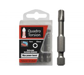 Бита Torx (10 шт; T40; 50 мм; 1/4") Quadro Torsion 434050 
