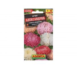 Семена Аэлита Астра Александрия, смесь окрасок, однолетний, 0.2 г 4601729033506 