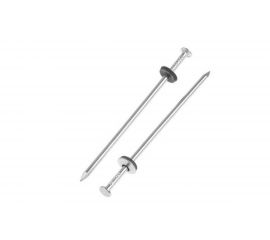 Гвоздь Стройметиз 4,0х120 шиферный, цинк, с шайбой EPDM, 1 кг пакет 2290018 