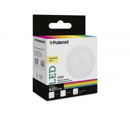 Светодиодная лампа Polaroid 220V GX 6W 4000K GX53 420lm PL-GX5364 