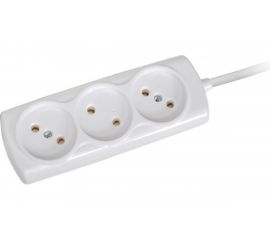 Удлинитель КОСМОС 6А 3 гнезда ПВС 2х0,75 5м Р16-010 Россия YKsm5m-3g(6A)S 