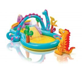 Игровой центр бассейн с горкой Intex Dinoland 333x229x112см, до 81кг, от 3 лет, уп.2 NEW 57135 