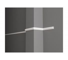 Стеновой молдинг Decor-Dizayn ударопрочный влагостойкий под покраску 25Х12Х2000 мм DD35 