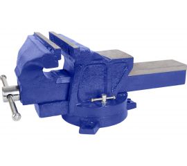 Слесарные поворотные тиски KRAFT с наковальней 200 мм KT 705211 