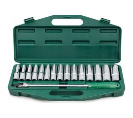 Набор торцевых головок удлиненных (10-24 мм; 1/2""; 16 шт.) Hans 4615MG 