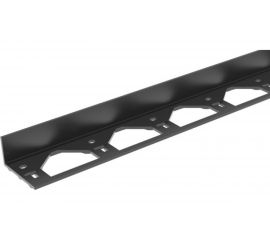 Пластиковый бордюр Gidrolica 3000х85х40х50 мм, черный L3000 7312 