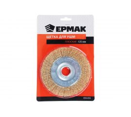 Щетка металлическая плоская (125х22 мм) для УШМ ЕРМАК 656-055 