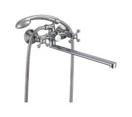 Смеситель для ванны Milardo Duplex с длинным изливом DUPSBL2M10 