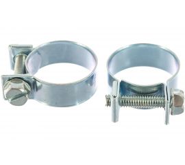 Металлические хомуты СИБРТЕХ, MINI 18-20мм, ширина 9мм, винтовой, W1, 2шт 47507 
