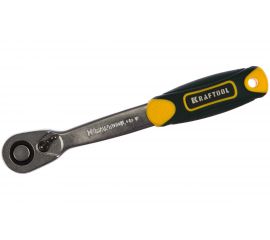 Изогнутая трещотка для торцовых головок 1/4, Сr-V, 72 зубца Kraftool PRO 27795-1/4_z02 