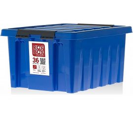 Контейнер с крышкой Rox Box 36 л, синий 036-00.06 
