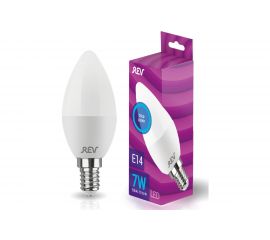 Светодиодная лампа REV C37 Е14 7W, 6500K, дневной свет 32508 6 