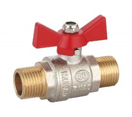 Шаровой кран EUROS ручка-бабочка, 1/2"" наружная - наружная резьба EU.ST1286030 12_k 