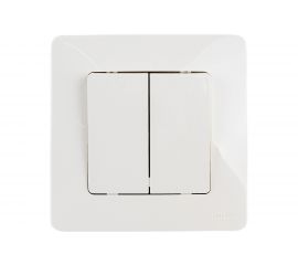 2-клавишный выключатель Schneider Electric скрытой проводки Blanca 10А IP20 5 250В бежевый BLNVS010507 