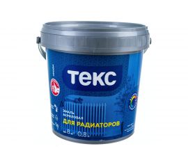 Эмаль для радиаторов Текс универсал акриловая полуглянцевая белая 0,8 л 49635 