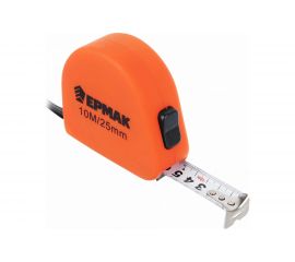 Рулетка ЕРМАК софт-тач 10мх25мм 658-072 