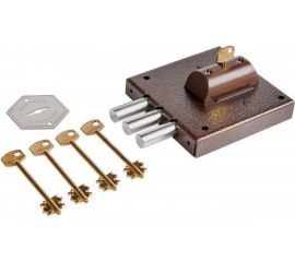 Накладной замок CERBER ЗНУ-П БЗ С1-П 014 без ответной планки 2034 