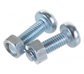 Пакет винт п/ц с гайкой и шайбой Метизный двор цинк м5х16мм 20 шт. 4607173901927 