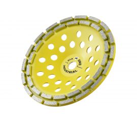 Чашка алмазная сегментная двухрядная по бетону 230 мм Diamond Industrial DIDCH230S 