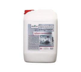 Грунтовка глубокого проникновения ECOLUX 10 л 4607133681753 