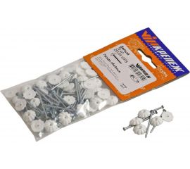 Обойные гвозди с декоративной головкой VIPкрепеж белые, 75 шт. 25104 VIPS 