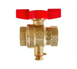 Шаровой кран для зонда Giacomini с вн/вн резьбой, 3/4 R851TY104 