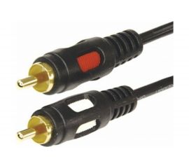 Шнур REXANT 2 RCA - 2 RCA, длина 1,5 метра, черный 17-0143 