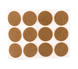 Подкладка ЕВРОПАРТНЕР фетр, корич. 35мм 12шт. 6 9187 2 