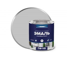 Эмаль PROREMONTT ПФ-115 серая RAL 7004, 2.7 кг Лк-00009822 