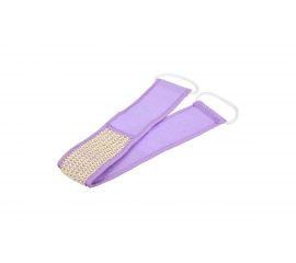 Мочалка из сизаля Банные Штучки лента с сегментами хлопка, 8x70 см, 8x80 см 40098 