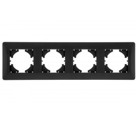 Рамка GUSI ELECTRIC Ugra 4-местная, цвет графит. С1140-010 