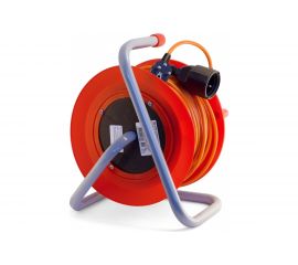 Силовой удлинитель на катушке К1-Е-40 ПВС 3x0.75 40м с заземлением LUX 4606400417613 
