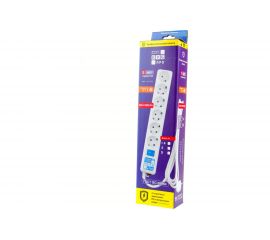 Фильтр-удлинитель Power Cube PC PRO, 3м, 6розеток LCконтур, 16А/3,5кВт SPL6-16-P-3М 