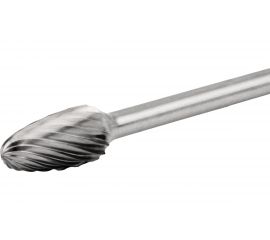 Борфреза твердосплавная форма F (6.3х12.7 мм; хвостовик 3 мм) NORGAU 077130261 