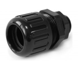 Усиленная вводная муфта Промрукав ВМУ-ГТ-20, IP68, для гофрированных труб, черная, М20 1шт PR08.3277 