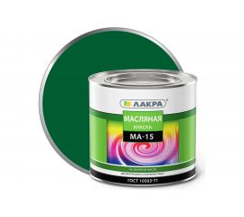 Краска Лакра МА-15 зеленая, 1.9 кг Лк-00004625 