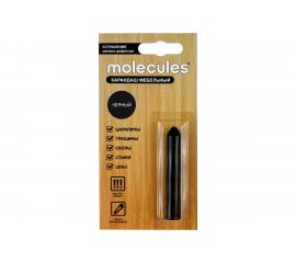 Восковой карандаш для реставрации трещин Molecules чёрный KMLS711 