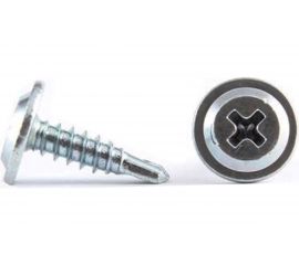 Саморез для металла с прессшайбой ЦКИ 4.2х16, сверлоконечный, Ц, ПРОФИ 48754 